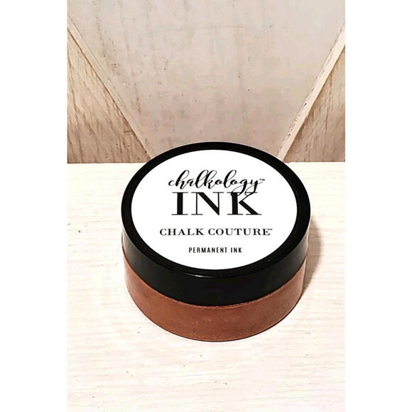 Chalkology PASTE Chalk Couture SHIMMER COPPER 3 oz # I18115 NEW SEALED - Picture 2 of 3